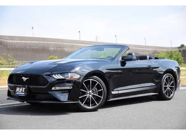 FORD MUSTANG 2020 BLACK – CONVERTIBLE full