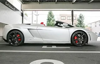 LAMBORGHINI GALLARDO SPYDER 2011 PEARL WHITE full