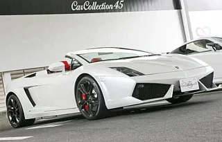 LAMBORGHINI GALLARDO SPYDER 2011 PEARL WHITE full