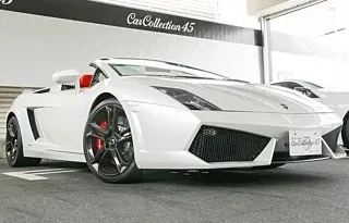 LAMBORGHINI GALLARDO SPYDER 2011 PEARL WHITE full