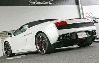 LAMBORGHINI GALLARDO SPYDER 2011 PEARL WHITE full