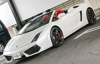 LAMBORGHINI GALLARDO SPYDER 2011 PEARL WHITE full