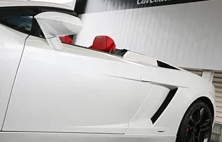 LAMBORGHINI GALLARDO SPYDER 2011 PEARL WHITE full