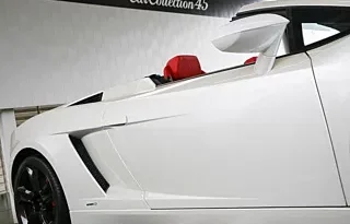 LAMBORGHINI GALLARDO SPYDER 2011 PEARL WHITE full