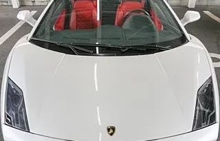 LAMBORGHINI GALLARDO SPYDER 2011 PEARL WHITE full