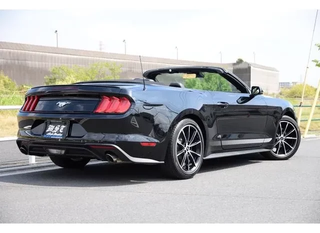 FORD MUSTANG 2020 BLACK – CONVERTIBLE full