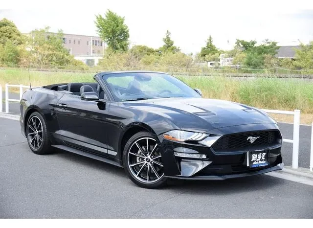 FORD MUSTANG 2020 BLACK – CONVERTIBLE full