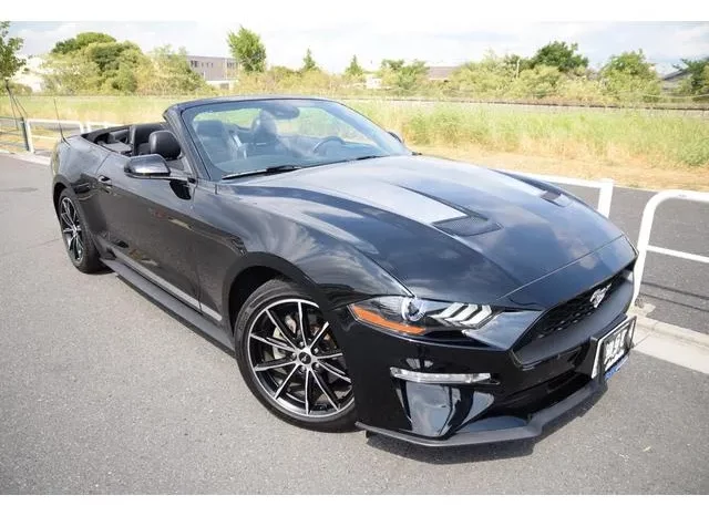 FORD MUSTANG 2020 BLACK – CONVERTIBLE full