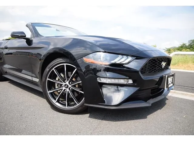 FORD MUSTANG 2020 BLACK – CONVERTIBLE full