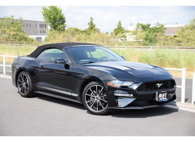 FORD MUSTANG 2020 BLACK – CONVERTIBLE full