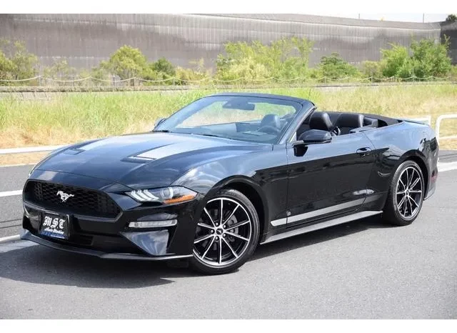 FORD MUSTANG 2020 BLACK – CONVERTIBLE full