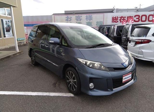 TOYOTA ESTIMA HYBRID 2013 BLUE full