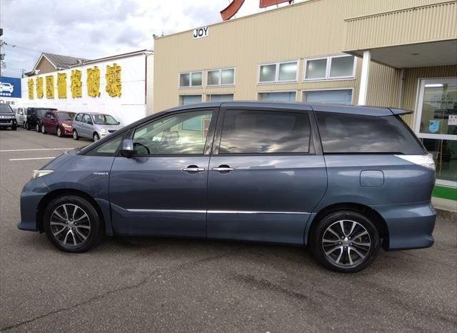 TOYOTA ESTIMA HYBRID 2013 BLUE full