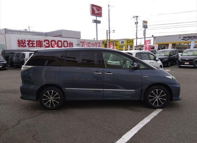 TOYOTA ESTIMA HYBRID 2013 BLUE full