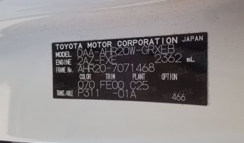 TOYOTA ESTIMA HYBRID X 2013 full