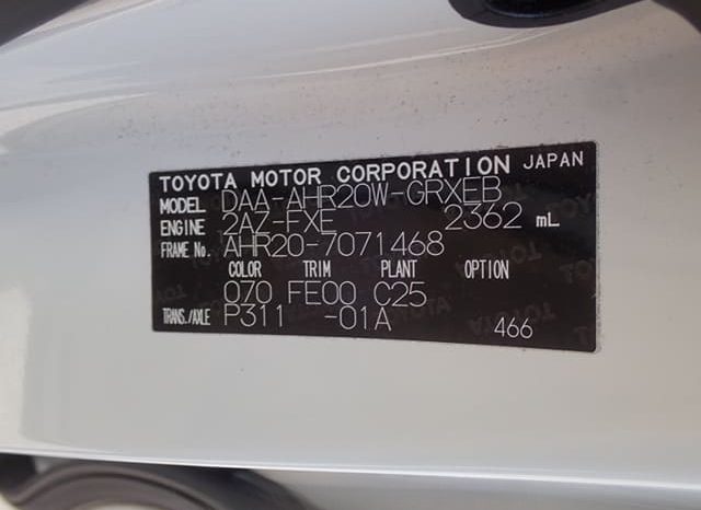 TOYOTA ESTIMA HYBRID X 2013 full