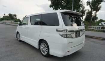 TOYOTA VELLFIRE 2.4Z 2012 full