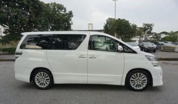 TOYOTA VELLFIRE 2.4Z 2012 full