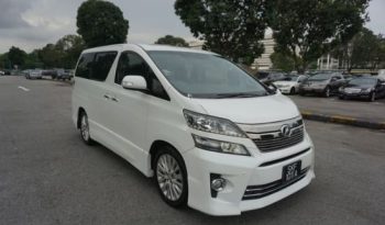 TOYOTA VELLFIRE 2.4Z 2012 full