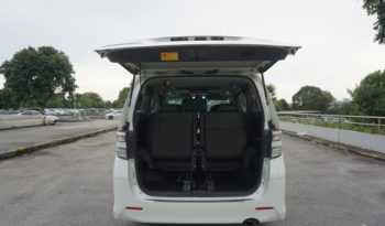 TOYOTA VELLFIRE 2.4Z 2012 full